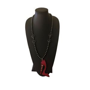 Prada shoe Necklace